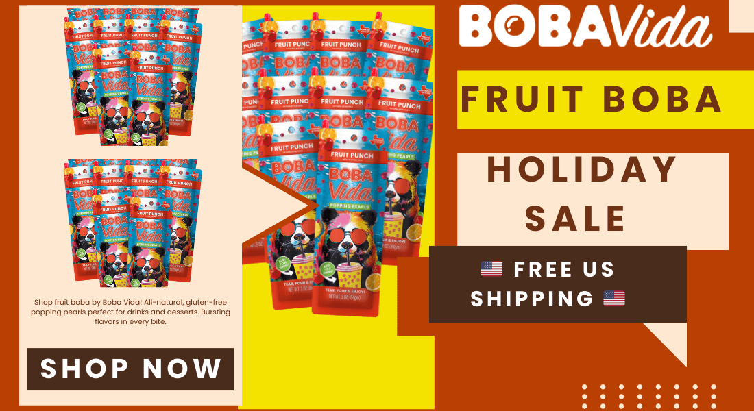 Fruit Boba by Boba Vida | Popping Pearls Bursting with Flavor Fruit Boba